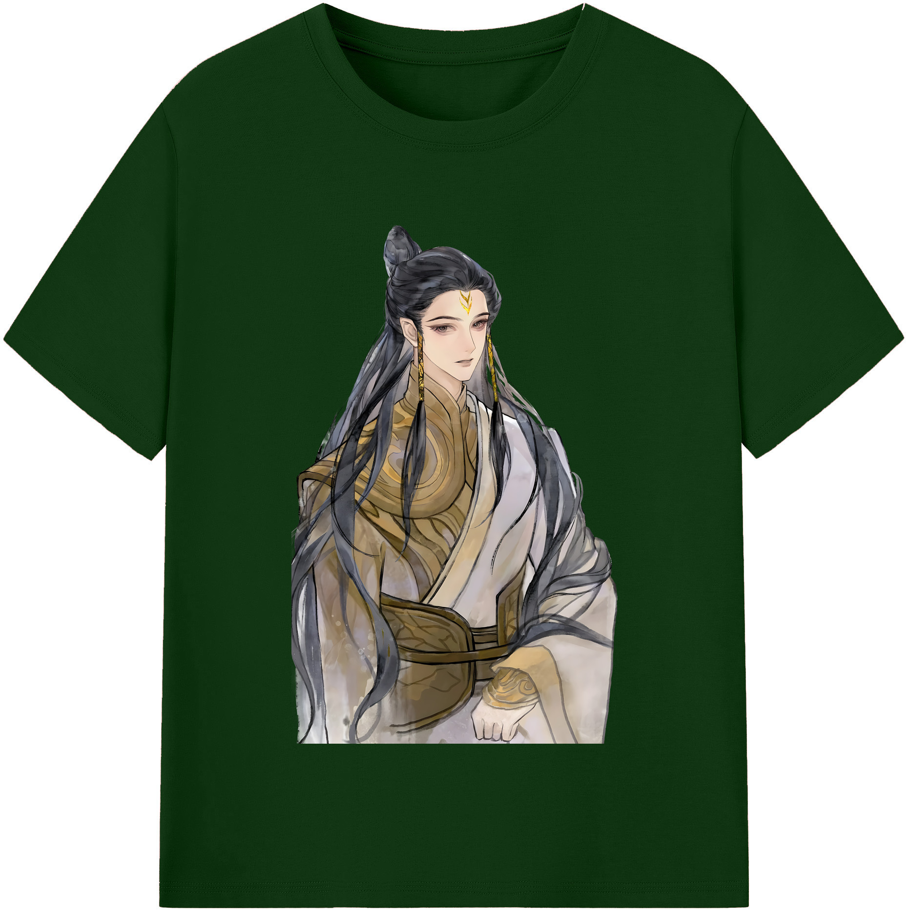（画像用） Ne Zha 2 ナタ 魔童の大暴れ 綿100％半袖Tシャツ（フロントプリント）